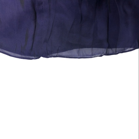 Kay Unger One Shoulder Silk Chiffon Dress - Picture 5 of 6